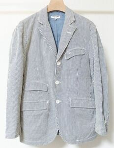 Engineered Garments エンジニアードガーメンツ Andover Jacket Seersucker St. シアサッカー ストライプ アンドーバー ジャケット XS