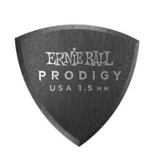 ERNIE BALL ピック6枚パック PRODIGY 黒 シールド型1.5mm　EB9331 買いだおれ