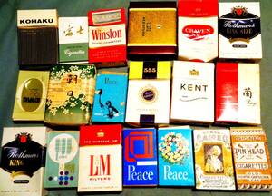 ●タバコ　たばこ　煙草　　　　空箱　　　　 　19種 