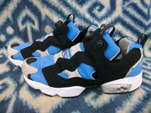 31cm US13 REEBOK INSTA PUMP FURY RETRO LOW 水黒 サックス 新品未使用？ リーボック インスタ ポンプ フューリー