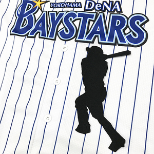 【メール便送料無料】横浜 DeNA ベイスターズ 刺繍ワッペン 松本 シルエット /松本啓二朗/baystars/応援/刺繍/ユニホーム