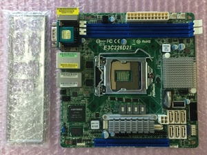 AsRock E3C226D2I Mini-ITX マザーボード | LGA1150/C226/Xeon対応/BIOS OK