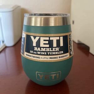 YETI イエティ ランブラー 10オンス　ワイン　タンブラー リバーグリーン　へこみあり