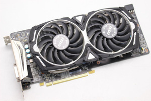 ジャンク（画面ノイズ&フリーズ）/ 画面出力可/ MSI製 AMD Radeon RX 580 (チップコード Ellesmere) 8GB GDDR5 / GTX 1060とほぼ同じレベル