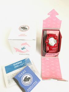 激レア限定品 CASIO カシオ G-SHOCK Baby-G スケルトンレッド フロッグマン 電波時計 腕時計 ウォッチ BGW-104K