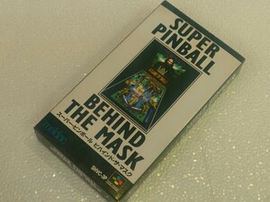 新品未使用　SFC スーパーファミコン スーパーピンボール ビハインド・ザ・マスク SUPER PINBALL BEHIND THE MASK 送料込み