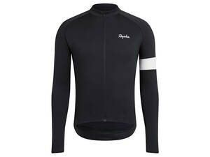 新品 35%OFF Rapha ラファ メンズ コア ロングスリーブ ジャージ Mサイズ ブラック 定価15,500円 長袖