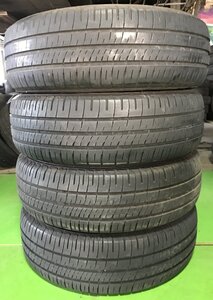 管理番号：C7-5-4●【送料無料！4本セット】195/65R15 DUNLOP ENASAVE EC204 2021年製 山あり /夏タイヤ/適格請求書発行可