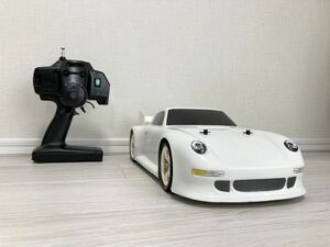 ＨＰＩ　ポルシェ　９１１　ターボ　turbo ボディ　＆　タミヤ　ＴＴ０１　シャーシ　＆　田宮　プロポ　セット　レア