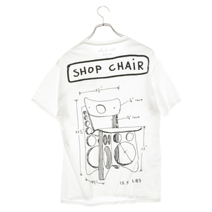 Tom Sachs トムサックス Shop Chair ショップ チェアー プリント クルーネック 半袖Tシャツ カットソー