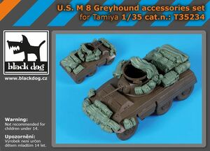 ブラックドッグ T35234 1/35 U.S. M 8 グレイハウンド アクセサリーセット （タミヤ用）