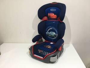 2412436 GRACO グレコ アップリカ チャイルドシート カーズ ジュニアシート 15㎏から36㎏まで ディズニー 中古品 ドリンクホルダー付き