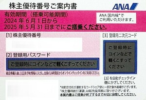 送料込み！ 全日本空輸 ANA 株主特別優待券 4枚セット 2025/5/31