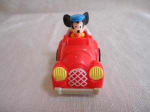 即決　ＵＳ　Ｍｃ　マクドナルド　1989年製　ミッキーマウス　プルバックカー　5.3センチ　ヴィンテージ　ミニカー　飾り物