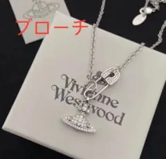 Vivienne Westwood ネックレス シルバー  ブローチ