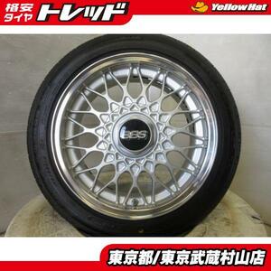 タイヤ新品 BBS RG15 14*6J+45 100 4H + グッドイヤー LS2000 165/55R14 武蔵村山 メッシュ 軽自動車