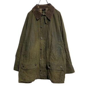 Barbour BEAUFORT オイルドジャケット L～ ブラウン イングランド製 バブアー ビューフォート 90