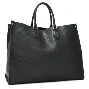 1円 ◎定価46万 極美品 LOUIS VUITTON ルイヴィトン オンザゴーMM トートバッグ M45595 アンプラント ノワール◎K.Dmpl.tI-19