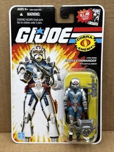 2008 GI Joe Comic Series COBRA COMMANDER Code Name BATTLE ARMOR carded FREE SHIP 海外 即決