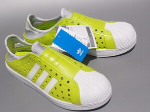 デッド!! 新品!! 28,5 adidas BEACHSTAR EVA ライムカラー サンダル スーパースター ビーチスター クロッグ CLOG