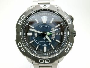 1000円スタート 腕時計 CITIZEN シチズン プロマスター エコドライブ ダイバーズ200m H112-R012487 電波ソーラー 付属品有 TOM K220