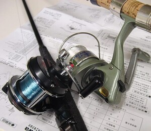 ■ワカサギ釣、テトラ穴釣用リールセット■Daiwa CORONET・T-10RL＆スピニング・リール