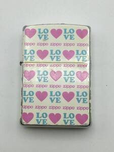 EE23■【火花確認済み】ZIPPO ジッポー LOVE ラブ ハート オイルライター 喫煙グッズ 喫煙具 現状品