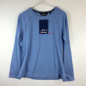 タグ付き Berghaus バーグハウス 長袖Tシャツ 12サイズ 水色 20281