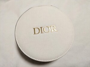 新品未使用　クリスチャンディオール　Dior 非売品　ノベルティ　バニティ　ポーチ　ミラー　ホワイト　プレゼント　箱なし