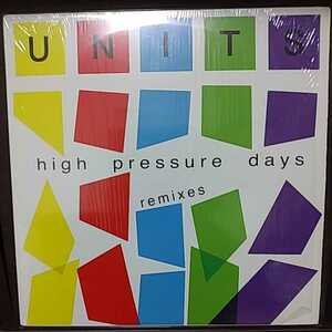 12inch ドイツ盤シュリンク付/UNITS HIGH PRESSURE DAYS REMIXES