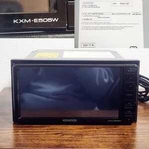 スズキ 純正 KENWOOD ケンウッド KXM-E505Wメモリーナビ 地デジ フルセグ DVD SD USB Bluetooth 地図データ2023年