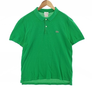 古着 ラコステ LACOSTE フランス企画 半袖 ポロシャツ 6 メンズM /eaa400126