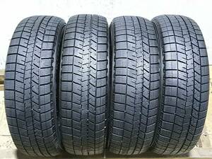 T1321 165/65R14 ダンロップ WINTERMAXX 03 冬タイヤ 溝有り良品 中古売切り4本SET 法人向け送料安