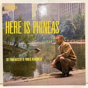 ●即決LP Phineas Newborn jr / Here is Phineas j34693 米オリジナル、黒銀Dg Mono Rvg手書き刻印 フィニアス・ニューボーン