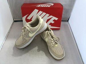 【NIKE　AIR FORCE1】ナイキエアフォースワン　DD8959-111　2007　ベージュ　レザー　26.5cm　SY02-GY1