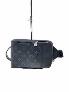 LOUIS VUITTON◆アウトドア・スリングバッグ_タイガラマ_BLK/-/BLK/総柄