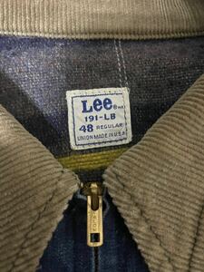 古着 ヴィンテージ ビッグサイズ 60s Lee 191-LB REGULAR UNION MADE IN USAサイズ48