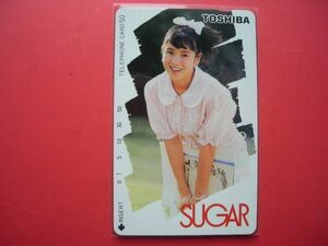 西村知美　東芝　SUGAR　290-2118　未使用テレカ