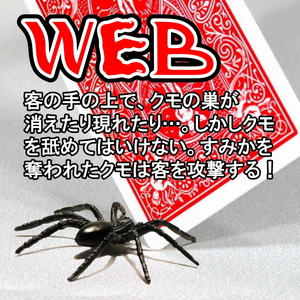 【WEB 日本版】客の手の上でクモの巣が消えたり現れたりする超クロースアップマジック。★客の最高のリアクションを引き出せる傑作手品。