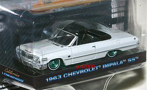 Greenlight 1/64 1963 Chevrolet Impala Lowriderシボレー インパラ ローライダー California Lowriders2 グリーンライト グリーンマシーン