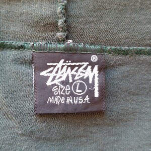 ヴィンテージ VINTAGE オールド ステューシー黒タグパーカーロンT OLD STUSSY ショーン80s90s USA製