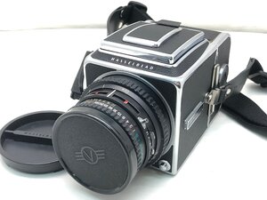 HASSELBLAD ハッセルブラッド 500C/M / Carl Zeiss Planar 1:2.8 80mm 中判カメラ 付属品付き ジャンク 中古【UC010006】●