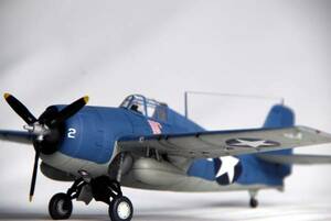 【atsudra工房完成品】1/48 F4F ガダルカナル アメリカ海兵隊 マリオン・カール機