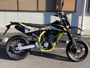 埼玉県発 SWM SM125R アローマフラー　検索）WR　TW　TL　FTR　XT　