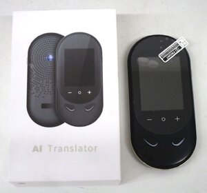 [ZEROnet]★未使用保管品 AI Translator T8s ボルモル ミニトーク VORMOR MINITALK 音声翻訳機 通訳機 ブラック★R611-17