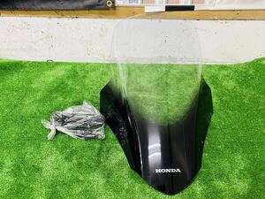 【中古】PCX ロングスクリーン ボディマウントシールド 風防 ホンダ Honda　純正 KF47 JK05 割れ無し