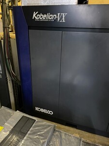 【中古】KOBELCO コンプレッサー、エアードライヤー、エアータンク、エアーフィルター等付属品一式を含むセット