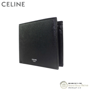 セリーヌ （CELINE） バイフォールド ウォレット コンパクト 二つ折り 財布 10C87 ブラック メンズ（新品）