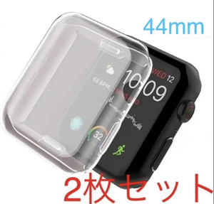 Apple Watch series 4/5/6/SE 44mm クリア 透明 アップルウォッチ シリーズ ケース カバー 全面保護 傷防止 TPU m0jn