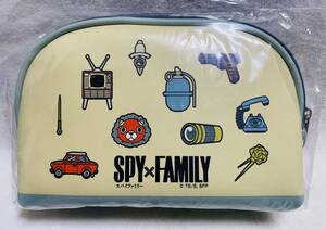 ☆ＳＰＹ×ＦＡＭＩＬＹ ラウンドポーチ アイコン柄☆スパイファミリー 小物入れ キメラさん